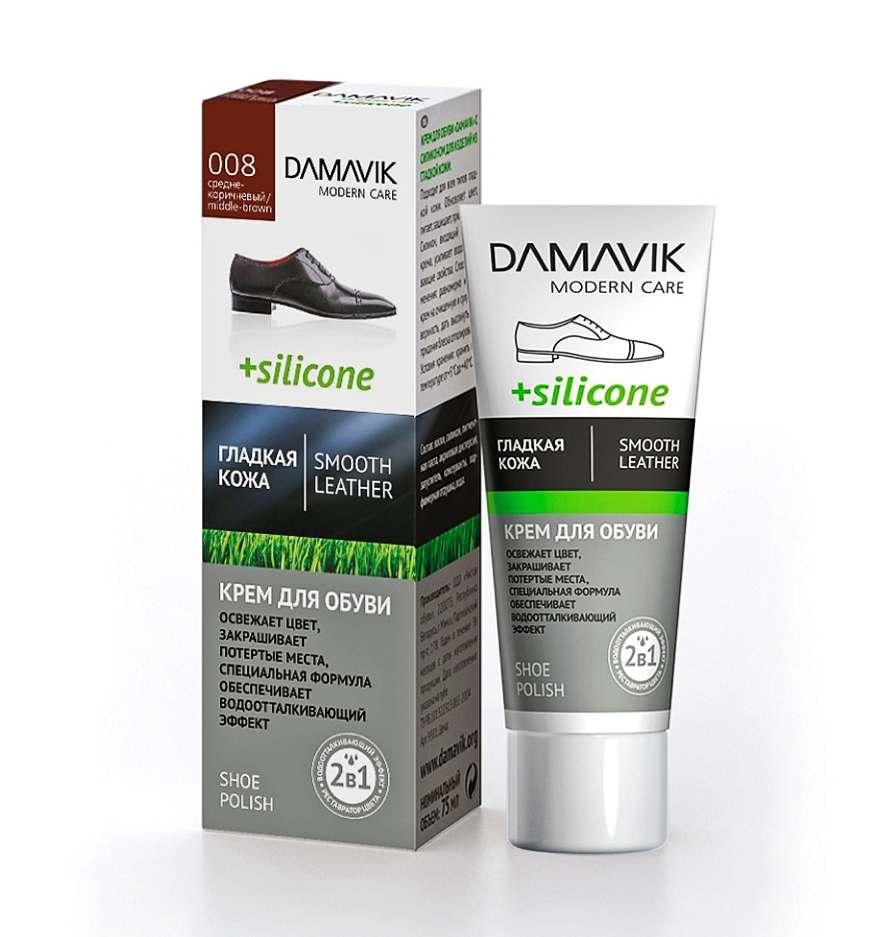 DAMAVIK КР-ТУБ для обуви  с силиконом СВЕТЛО-КОР 75мл.