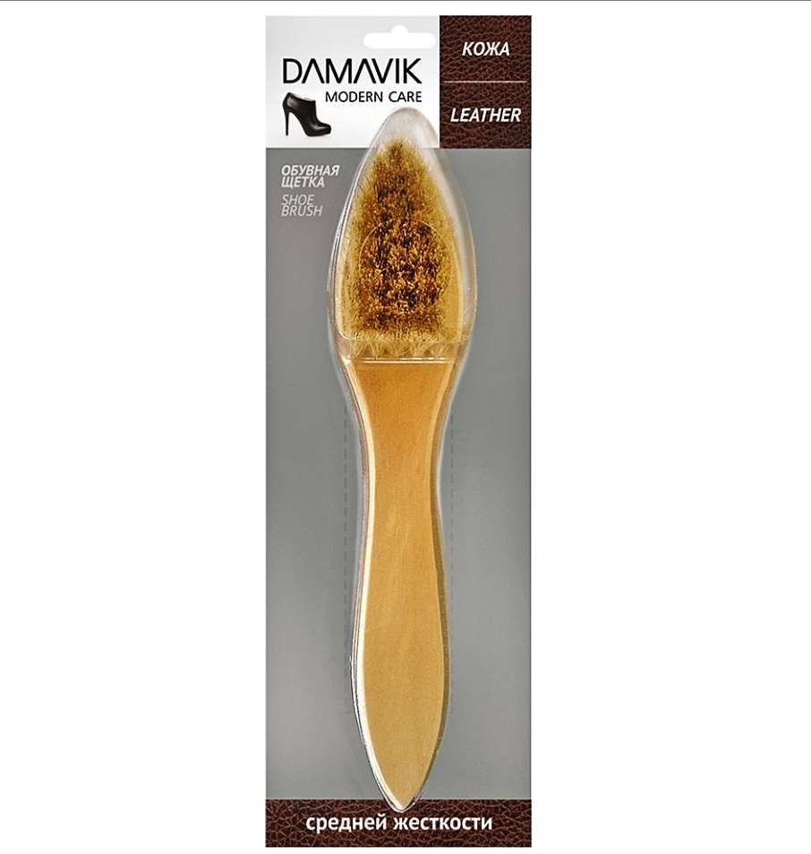 DAMAVIK Щетка нат.ворс СРЕДНЕЙ ЖЕСТКОСТЬЮ