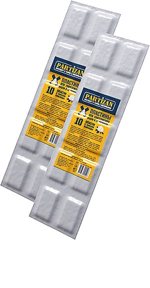 PARTIZAN ПЛАСТИНЫ от МОЛИ с запахом ЛАВАНДЫ