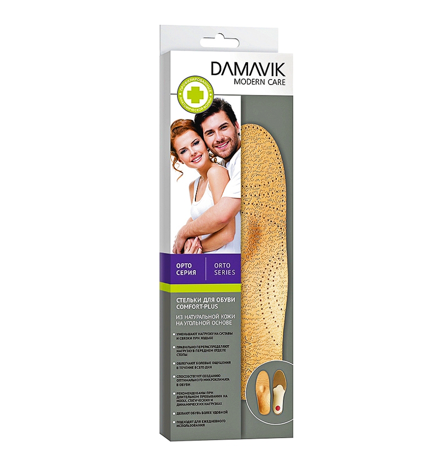 DAMAVIK Стельки для обуви  COMFORT-PLUS 39-40р/р