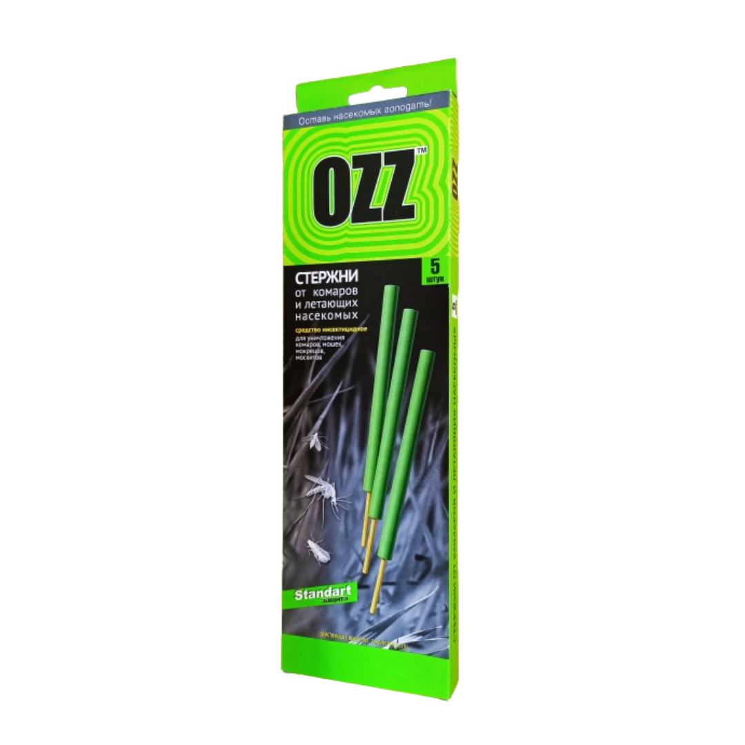 OZZ  Ср-во инсектицидное "СТЕРЖНИ от комаров и летающих насекомых" 5шт.