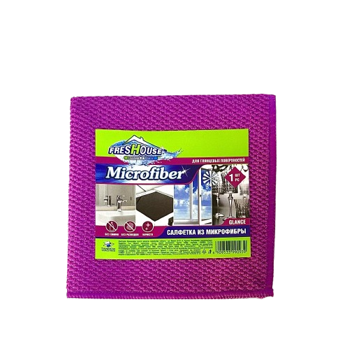 Микрофибра для глянц. повер. FRESHOUSE MICROFIBER 35*35