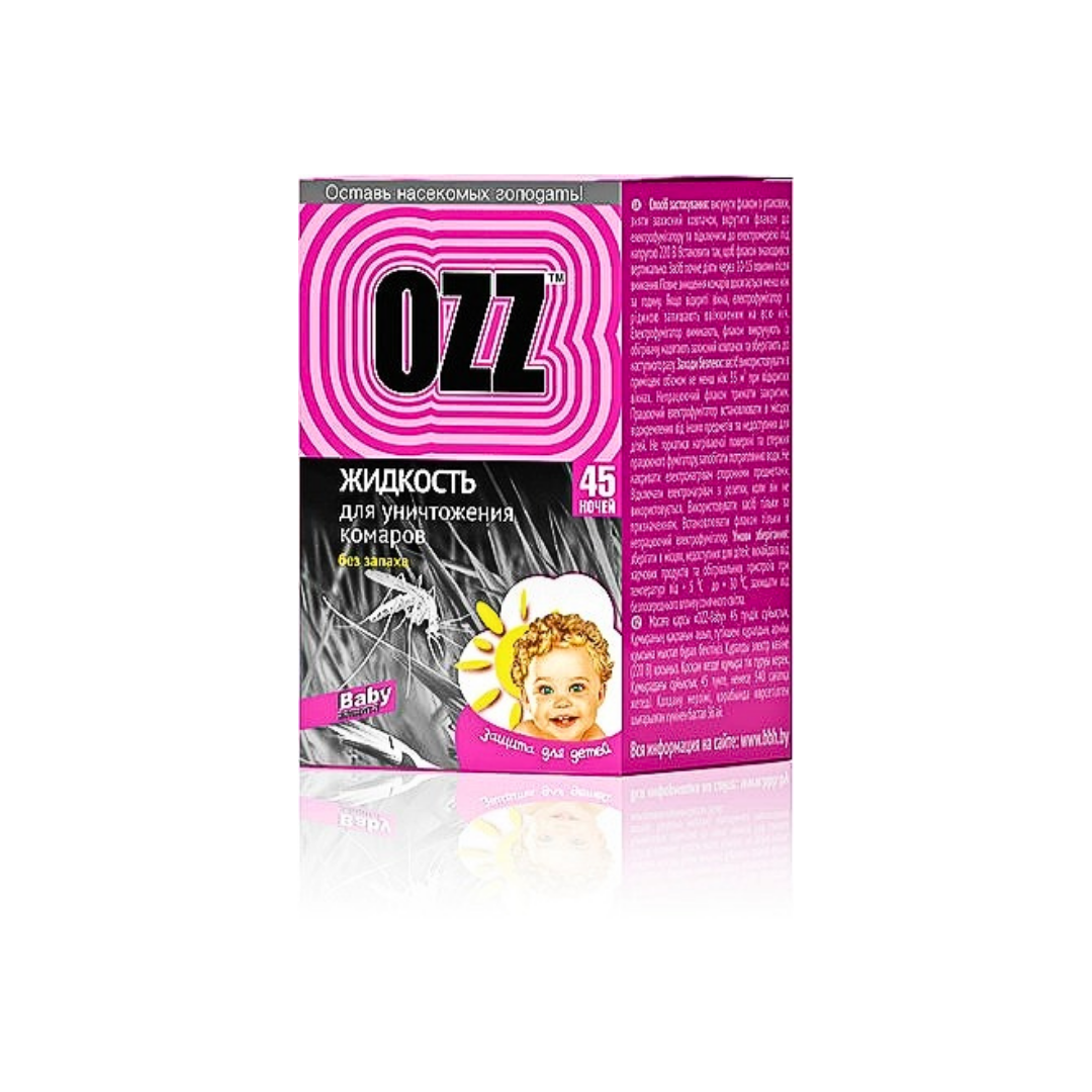 OZZ  BABY ЖИДКОСТЬ для уничтожения КОМАРОВ 30 мл