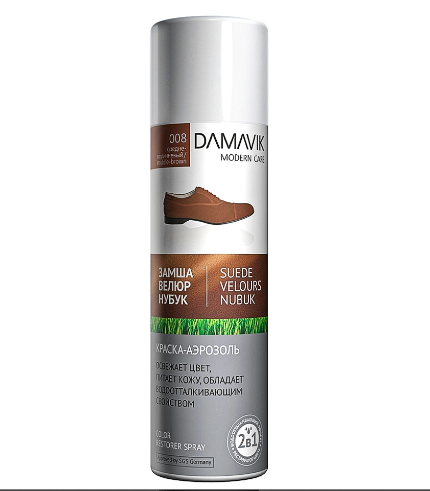 DAMAVIK А/Э для замши, велюра, нубука СРЕДНЕ-КОР. 250мл. (Турция) (10,18)