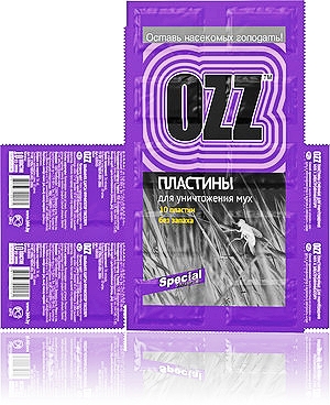 OZZ  ПЛАСТИНЫ для уничтожения МУХ К ЭЛЕКТРОФУМИГАТОРУ