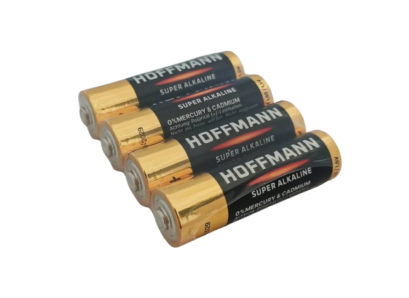 БАТАРЕЙКИ "HOFFMANN" SUPER ALKILINE (AAA) 4 шт