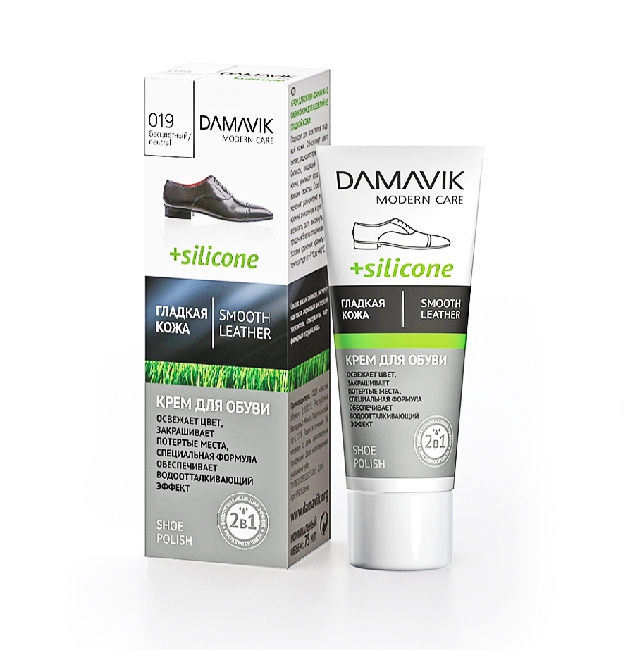 DAMAVIK КР-ТУБ для обуви с силиконом Б/Ц. 75мл.