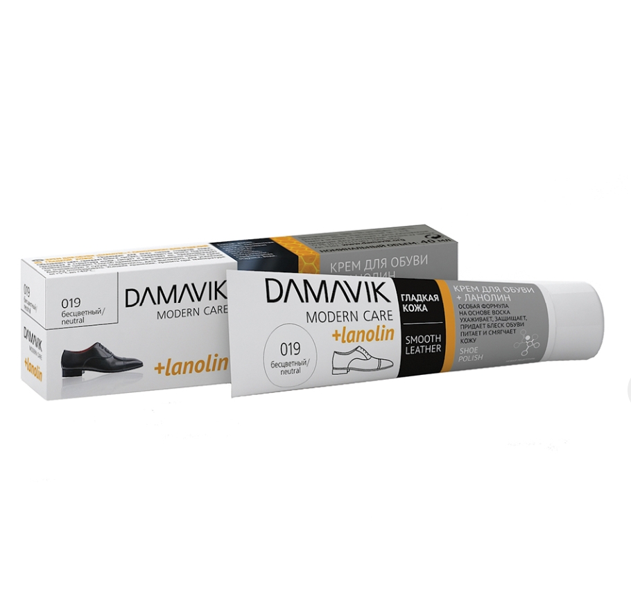 DAMAVIK КР-ТУБ для обуви  с ланолином Б/Ц. 40мл.